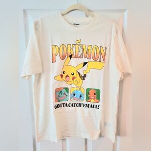 Old Navy Pokémon Graphic Tee - Cream and Multicolor